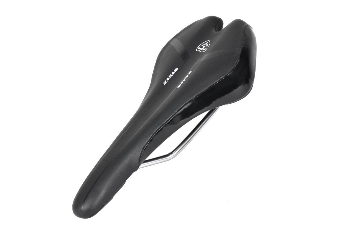 Седло ZEUS Z-1010 MTB Sport 280x143mmmm,рельсы сталь,анатомическое,черный\белый,295гр Седло ZEUS Z-1010 MTB Sport 280x143mmmm,рельсы сталь,анатомическое,черный\белый,295гр